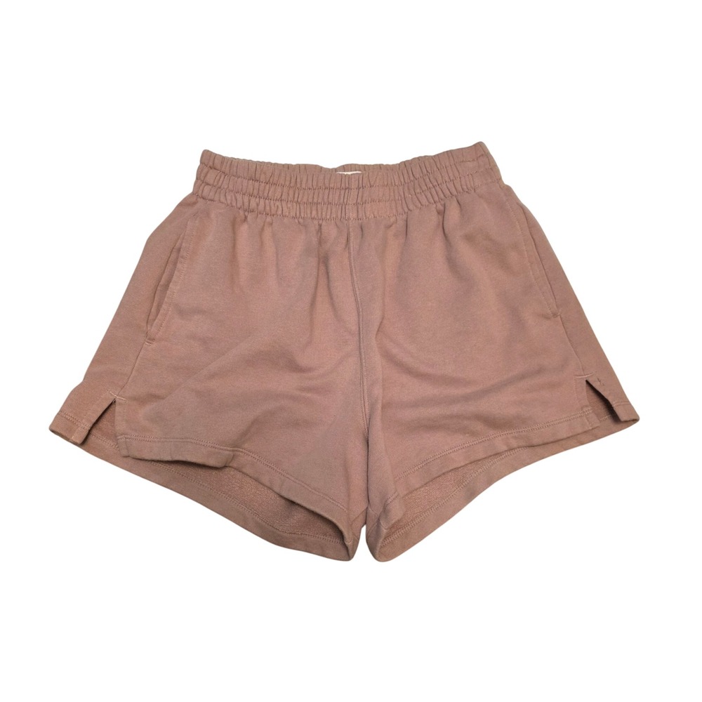 Abercrombie & Fitch Soft AF Collection Light Brown Fleece Sweat Shorts Womens S